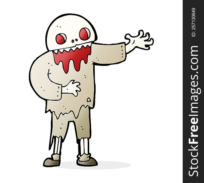 Cartoon Spooky Zombie