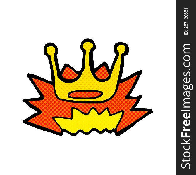 cartoon crown symbol