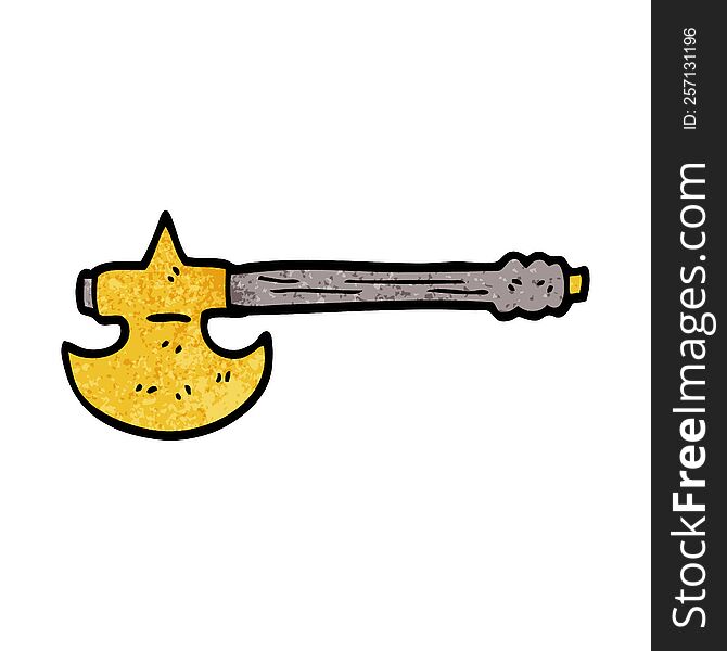 cartoon doodle golden axe