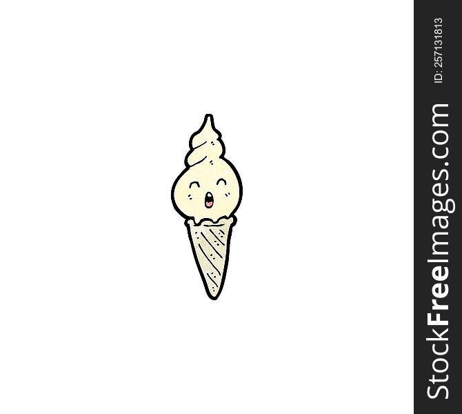 ice cream cartoon character