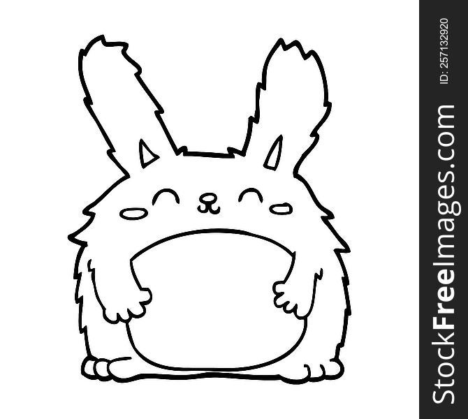 cartoon furry rabbit