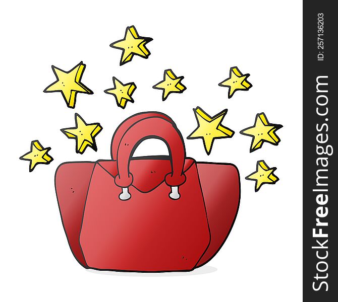 cartoon expensive handbag