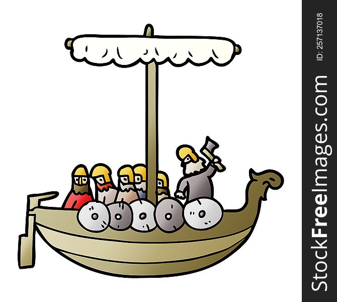 cartoon vikings sailing. cartoon vikings sailing