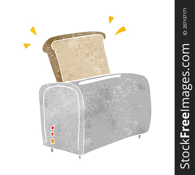 Retro Cartoon Toaster