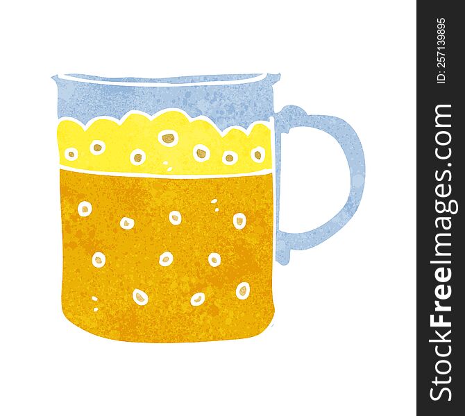 cartoon mug of beer