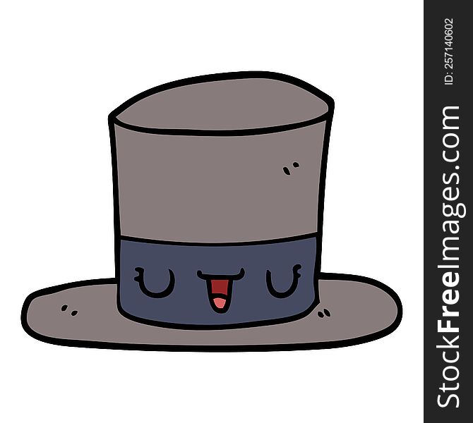 cartoon top hat