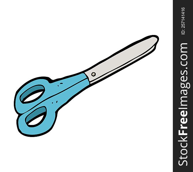 cartoon scissors