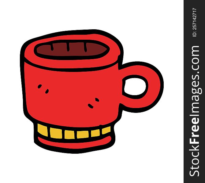 Cartoon Doodle Coffee Mug