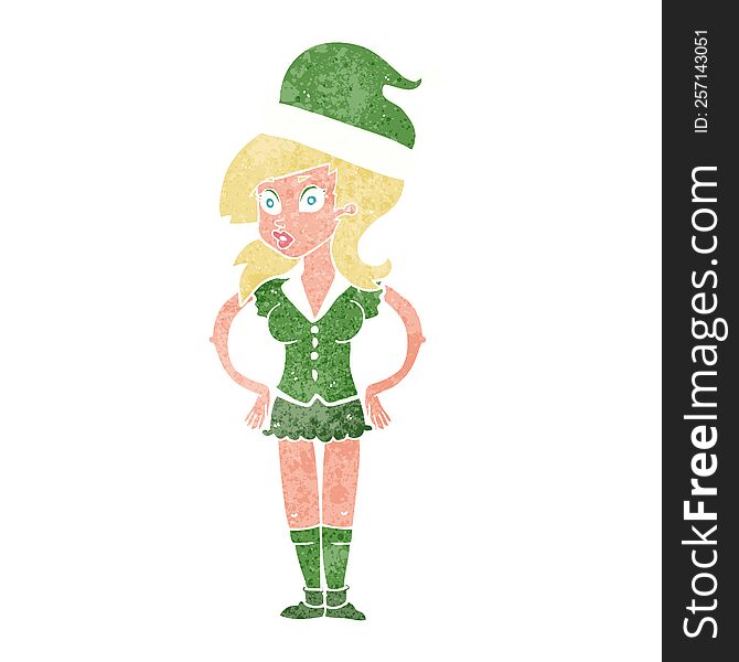 cartoon santa s helper