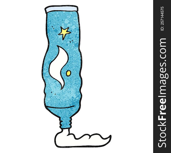 Textured Cartoon Toothpaste Tube