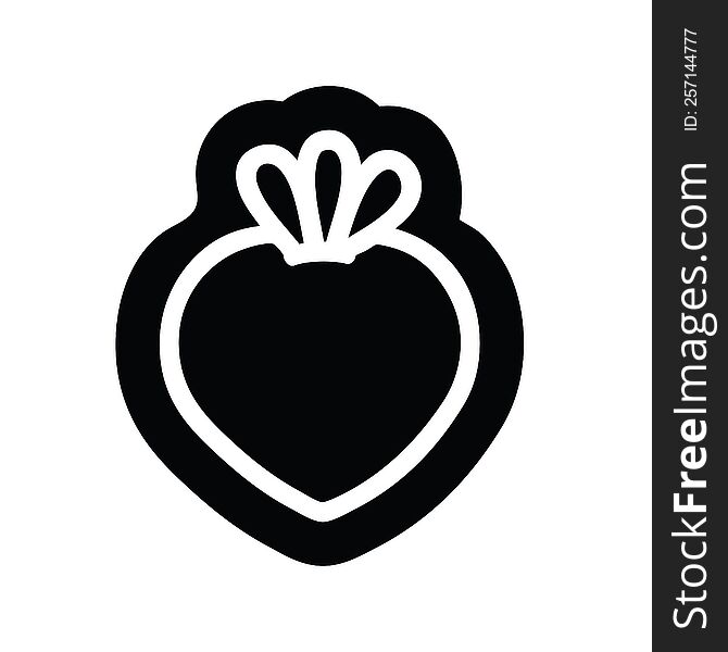 fresh fruit icon symbol