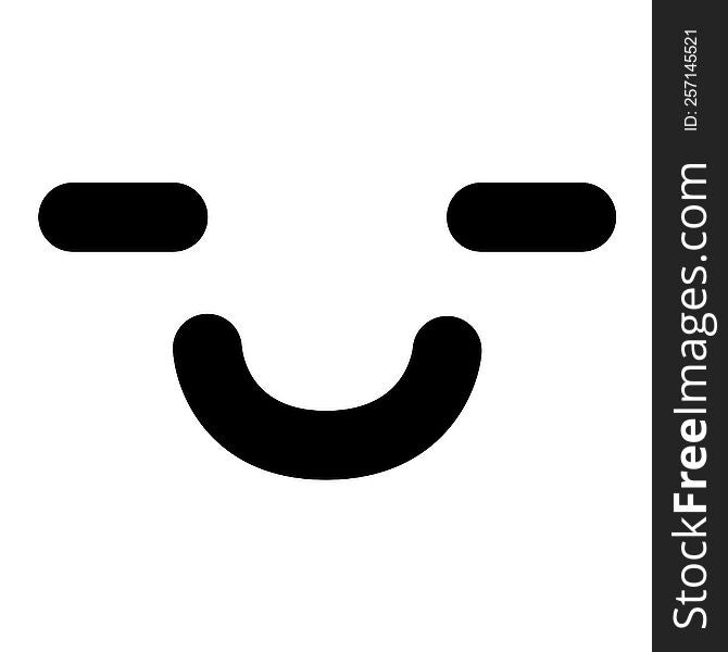 simple happy face icon
