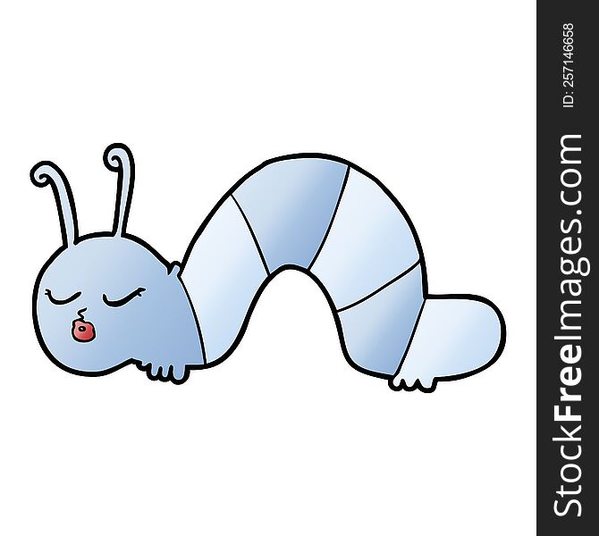 cartoon caterpillar. cartoon caterpillar