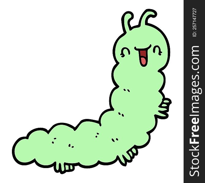 cartoon caterpillar