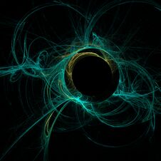 Graphic Black And Green Space Illustration, Star System, Rendering, Design Royalty Free Stock Photography Graphic Black And Green Space Illustration, Star System, Rendering, Design Royalty Free Stock Photography