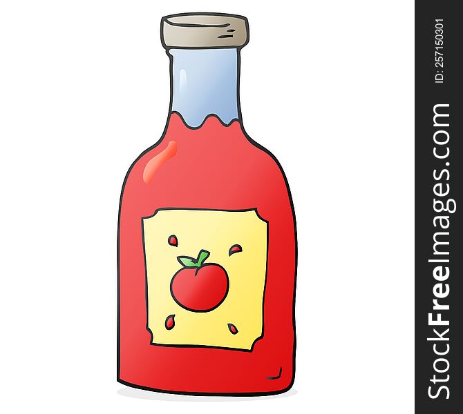 cartoon ketchup