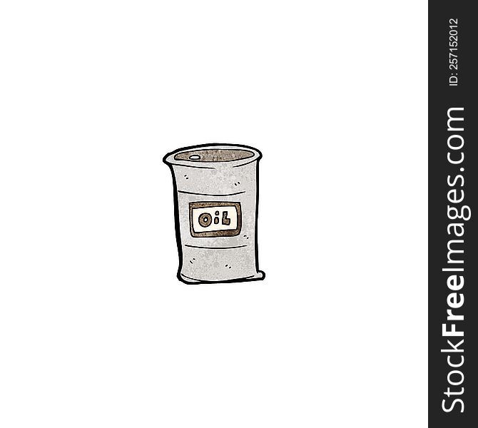 Cartoon Oil Barrel