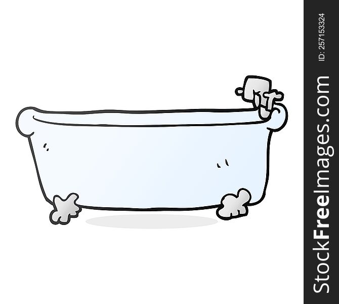 cartoon bath