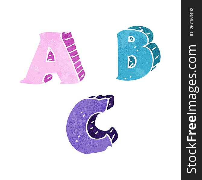 Cartoon ABC Letters