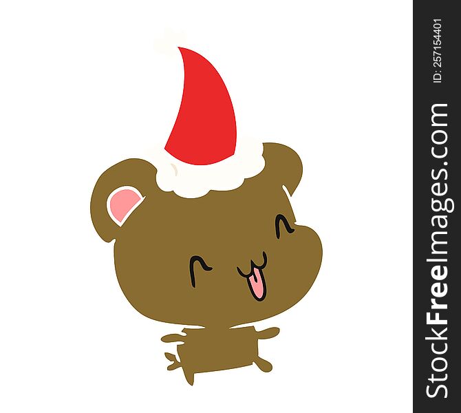 Christmas Cartoon Of Kawaii Bear