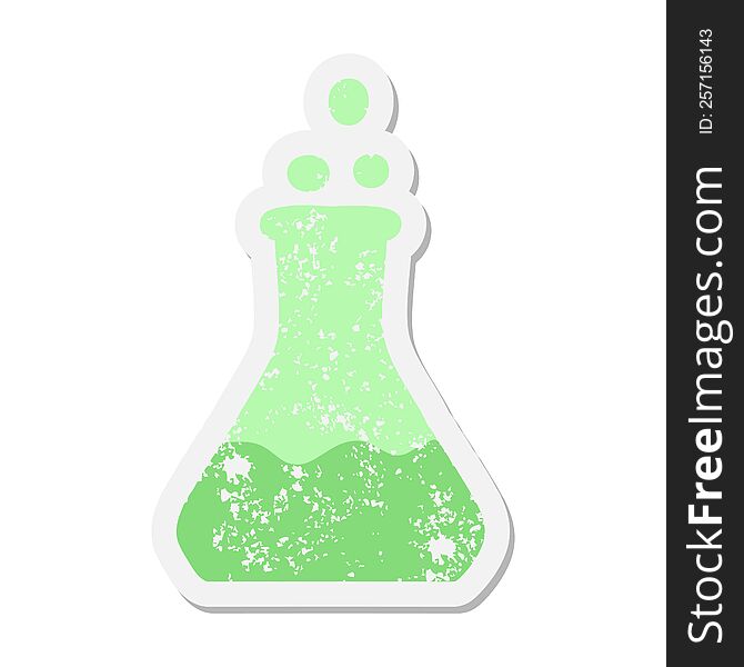 bubbling chemical potion grunge sticker
