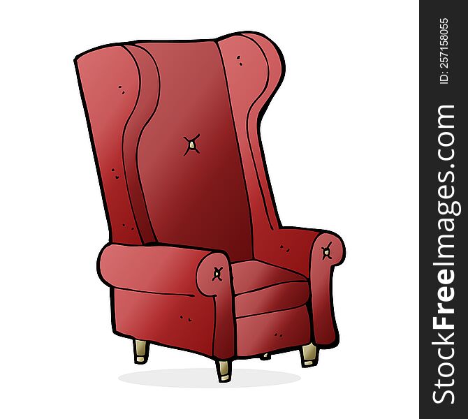 Cartoon Old Chair