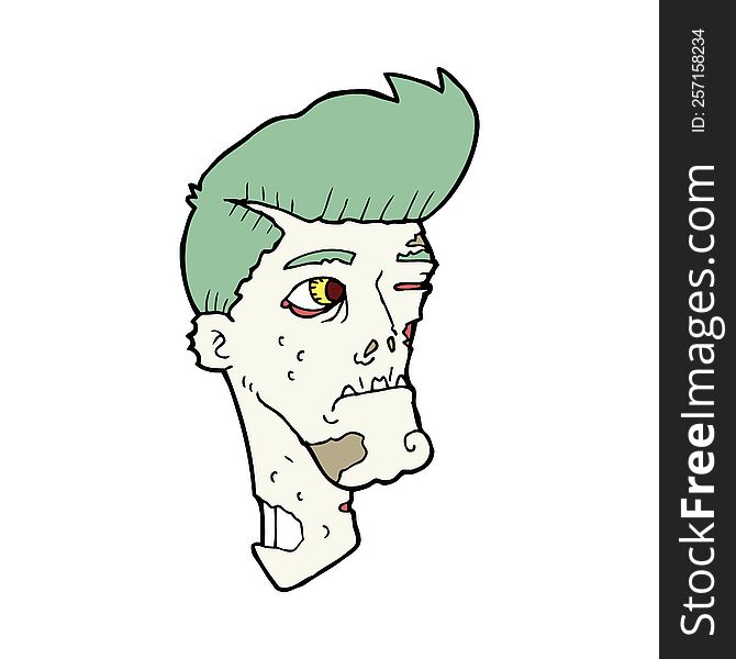 cartoon zombie