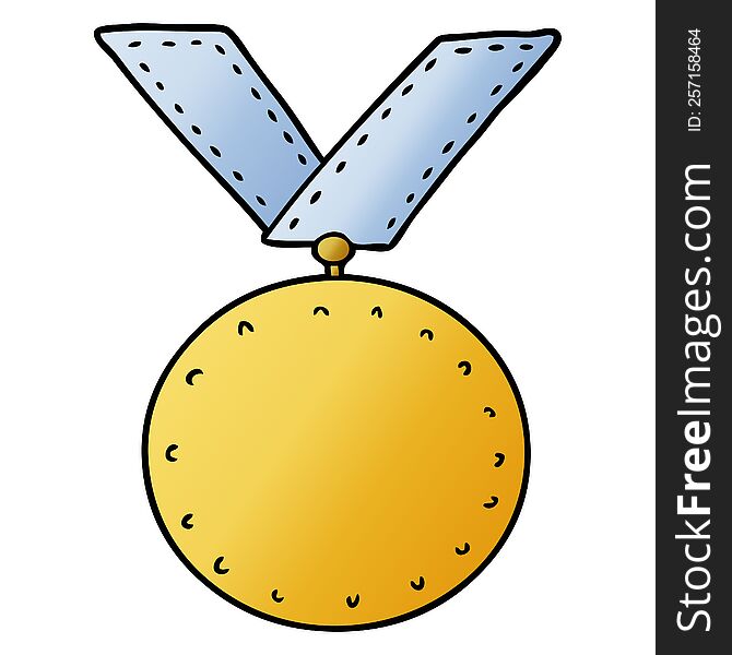 cartoon sports medal. cartoon sports medal
