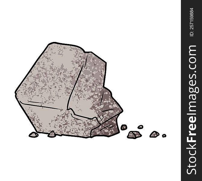 cartoon large rock. cartoon large rock