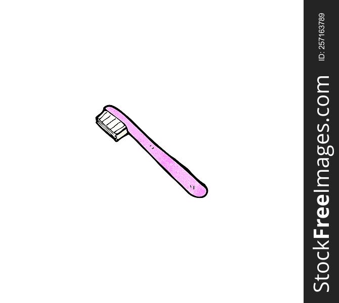 cartoon toothbrush