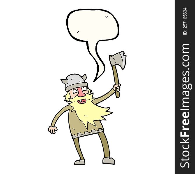 Speech Bubble Cartoon Viking