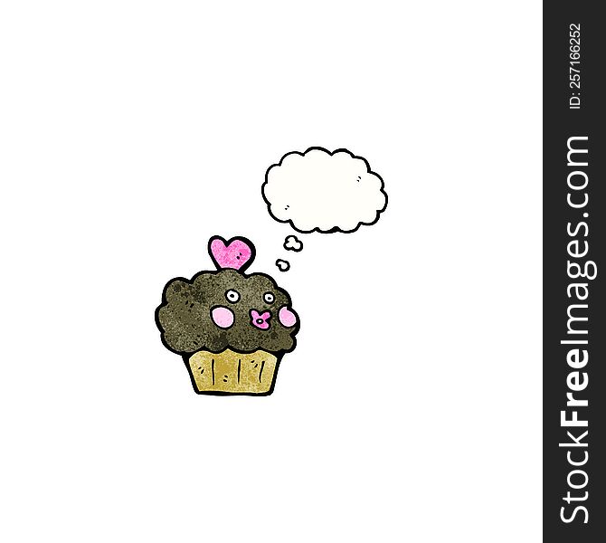 chocolate muffin cartoon