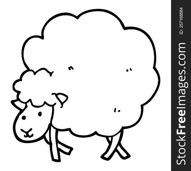 cartoon sheep
