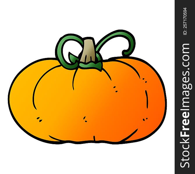 cartoon doodle winter squash