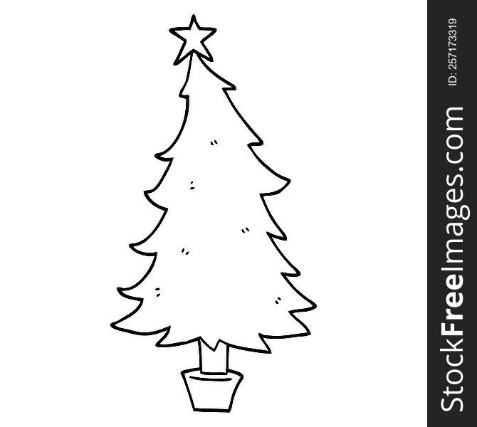 Cartoon Christmas Tree