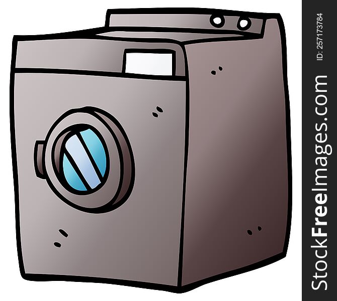 cartoon doodle tumble dryer