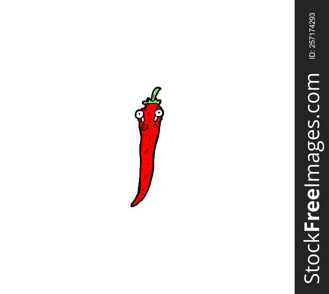 Cartoon Chilli Pepper