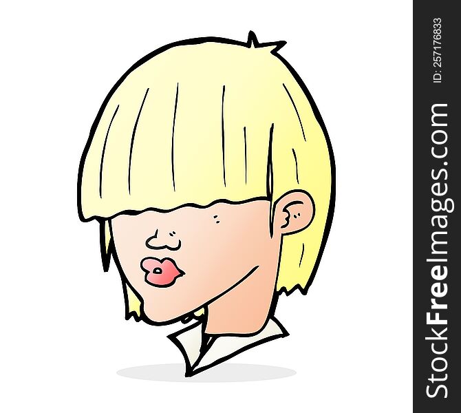 Cartoon Fashion Haircut