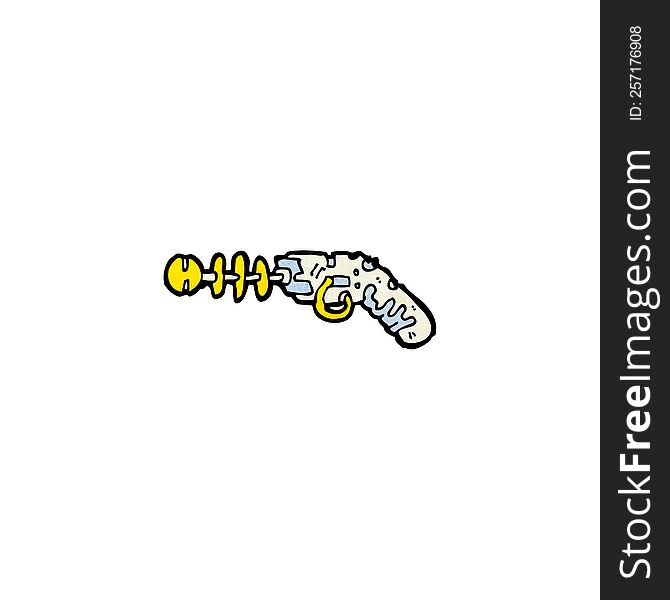 cartoon ray gun