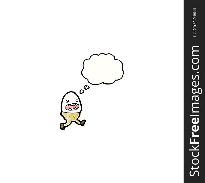 egg cartoon character