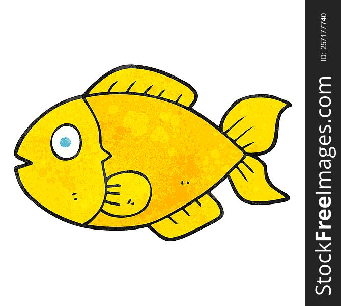 Textured Cartoon Fish