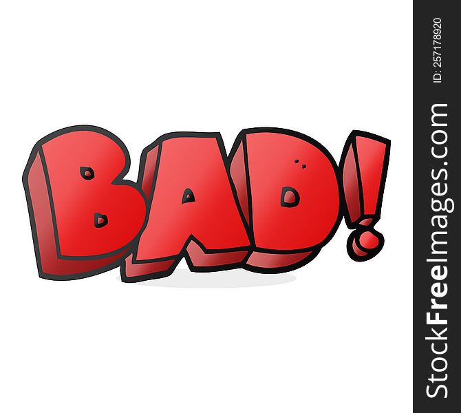 Cartoon Bad Symbol