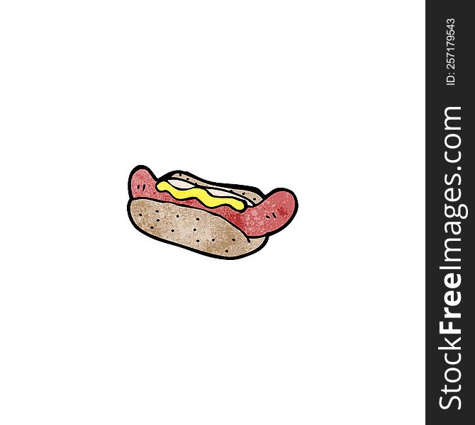 Cartoon Hotdog