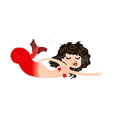 Cartoon Mermaid Stock Photo Cartoon Mermaid Stock Photo