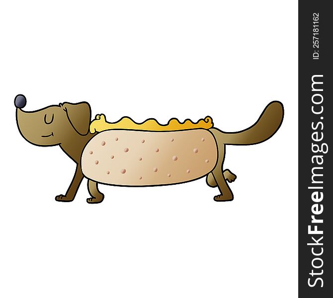 cartoon hotdog. cartoon hotdog