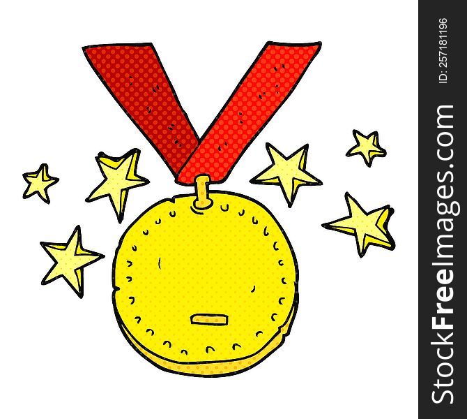 cartoon sports medal