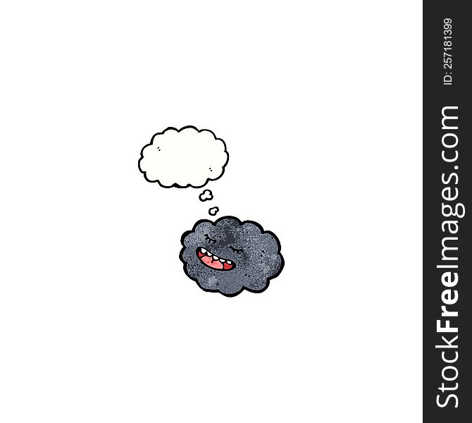 cloud with thought bubble