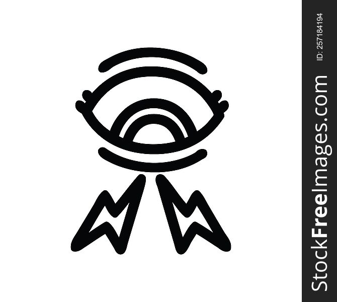 mystic eye icon symbol
