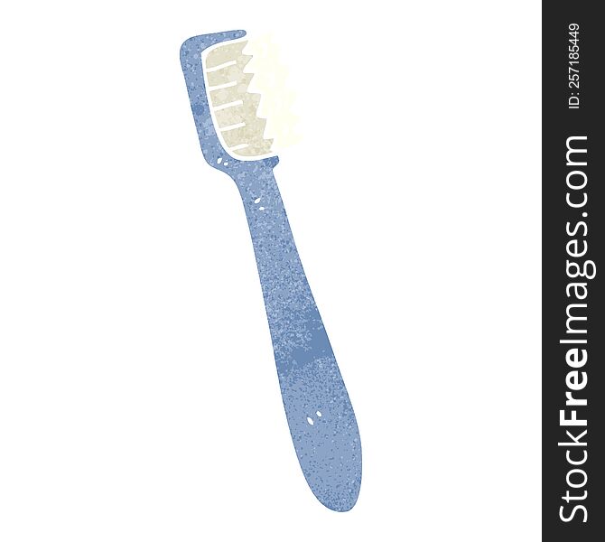 Retro Cartoon Toothbrush