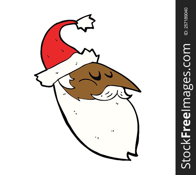 Cartoon Santa Face